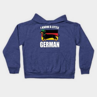 I Know A Little German 2 Kids Hoodie